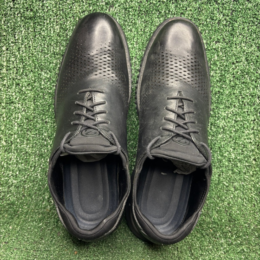 Cole Haan Zerogrand Laser Wingtip Oxford Leather Comfort Dress Shoe Black Men 11 - Picture 5 of 9
